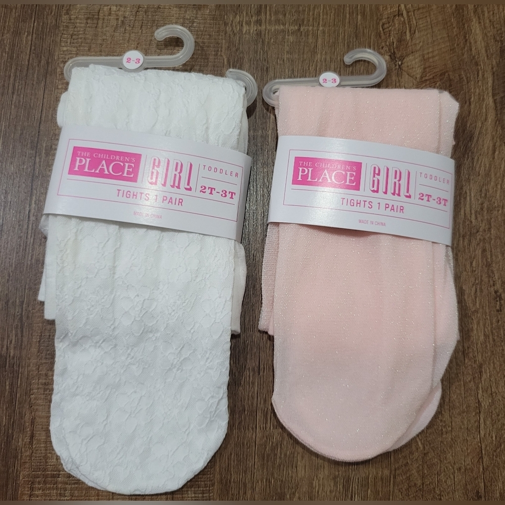 The Children's Place Girls Tights ( 2 Pair)